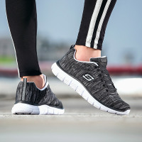 Skechers斯凯奇男鞋休闲鞋新款轻便透气系带舒适运动鞋999731