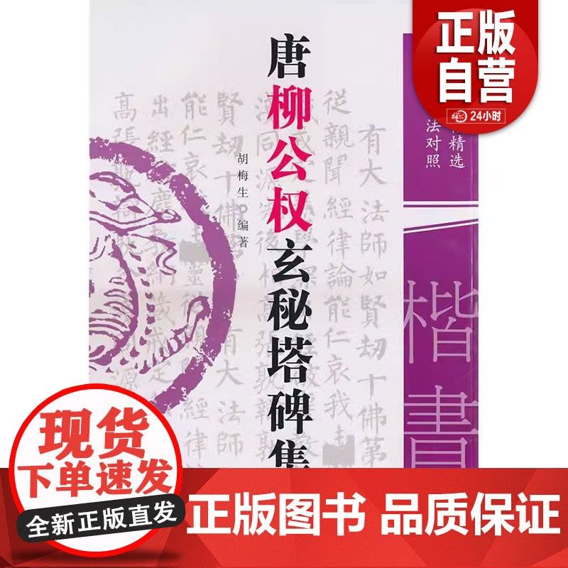 [正版]唐柳公权玄秘塔碑集联名家碑帖精选古今书法对照胡梅生编著黑龙江美术出版社9787207086785 正版书籍图片