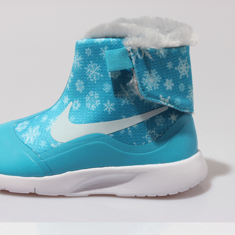 雪地靴nike耐克童鞋冬款女小童高帮加绒保暖棉鞋雪地靴807759600c