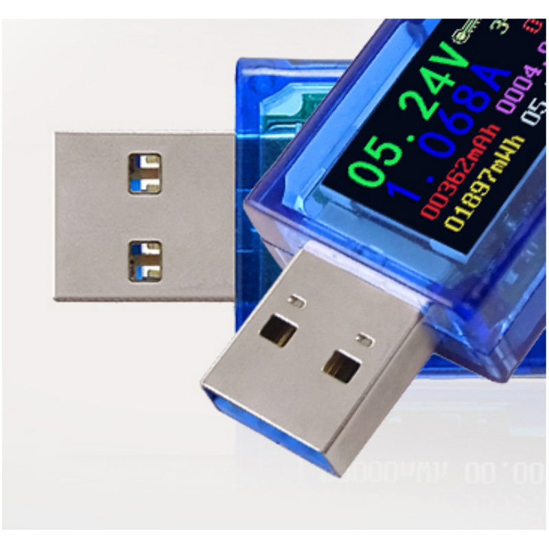 USB 电流电压容量功率检测试仪表 AT34 手机充电器移动电源 安全监测器