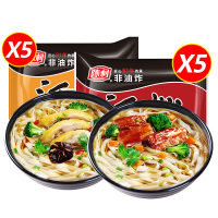 陈村河粉鸡汁排骨混合口味10袋组合非油炸方便面免煮米粉速食面