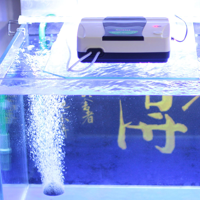 AP-1000/SB-3000氧气泵一键智能交直流两用增氧泵充电打氧机高清大图