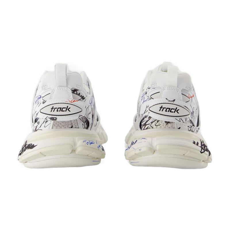 巴黎世家(Balenciaga)女款运动跑鞋透气舒适橡胶底拼接 mesh 跑步