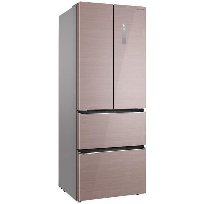 美菱(meling)bcd-362wpb 362升精控变频冰箱 风冷无霜 法式多门(雅绸