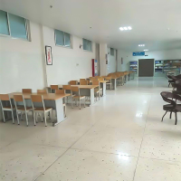 阿拉贡学校图书馆阅览室桌椅书店会议室培训阅读桌钢木学生桌学生椅[工厂现做 7天内发货]