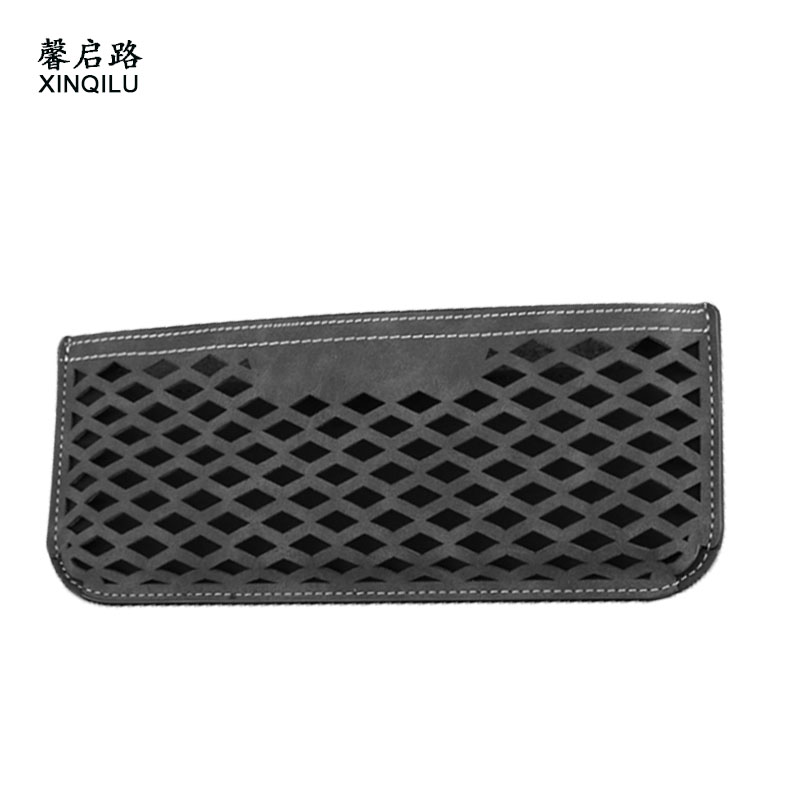 馨启路 翻毛皮收纳袋网兜 24cm*10cm 支高清大图