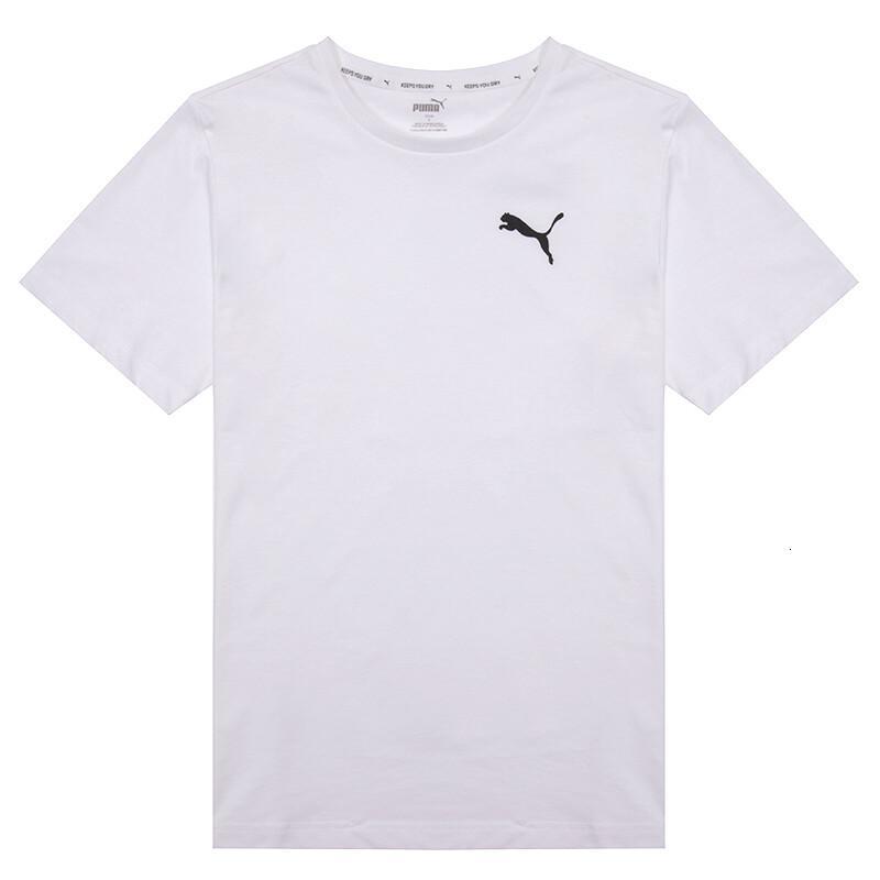 PUMA彪马2022夏季新款男装T恤运动服健身训练透气休闲服舒适经典短袖套头衫圆领纯棉T恤衫