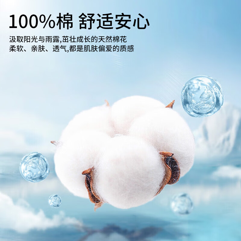 Freego-商旅版一次性男士XL码纯棉内裤白色5条装 F4A002M07002-S高清大图