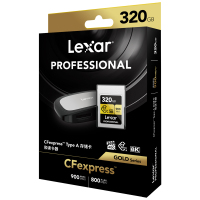 雷克沙(Lexar )CFexpress/CFE-A存储卡+读卡器[适用索尼a1/A7M4/a7s3/FX3]320GB