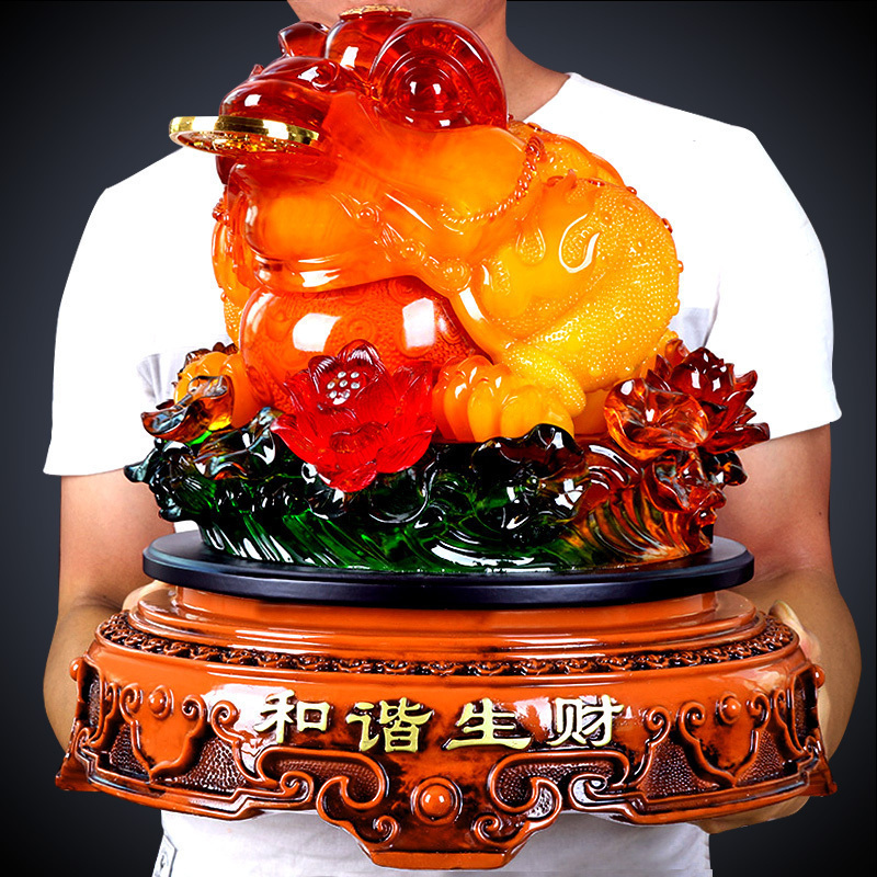金蟾摆件金蝉特大号三脚金蟾蜍店铺开业乔迁工艺礼品创意_859_401