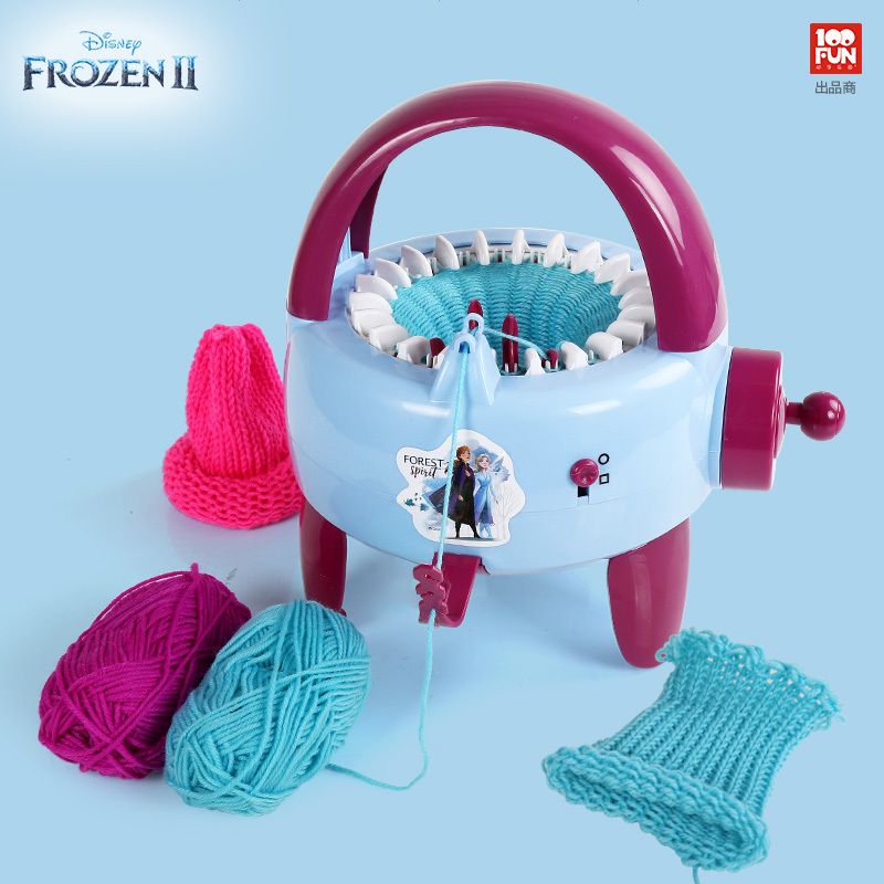 壹百分 迪士尼 冰雪公主奇缘 儿童diy DS-2550 冰雪奇缘编织机