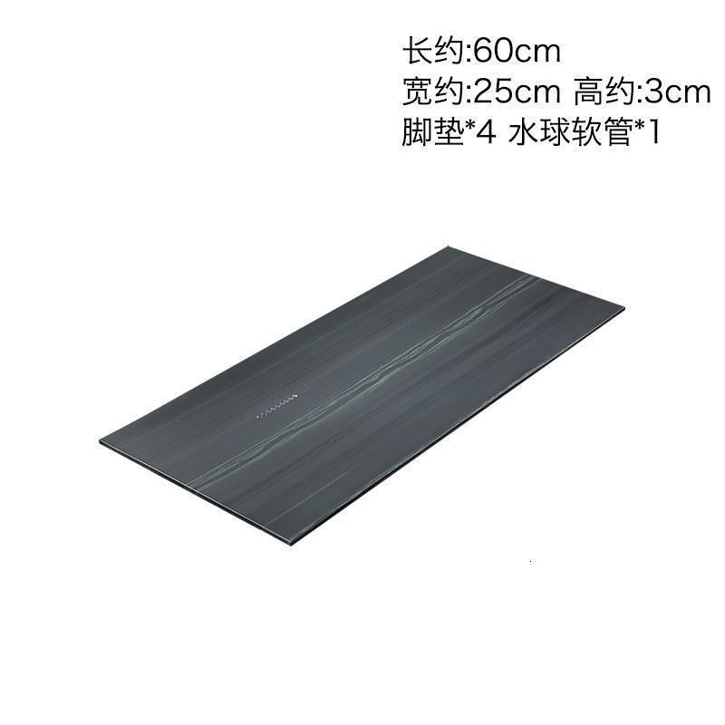 家柏饰(CORATED)乌金石茶盘简约中式茶台黑金石茶托家用办公整块茶海190186z高清大图