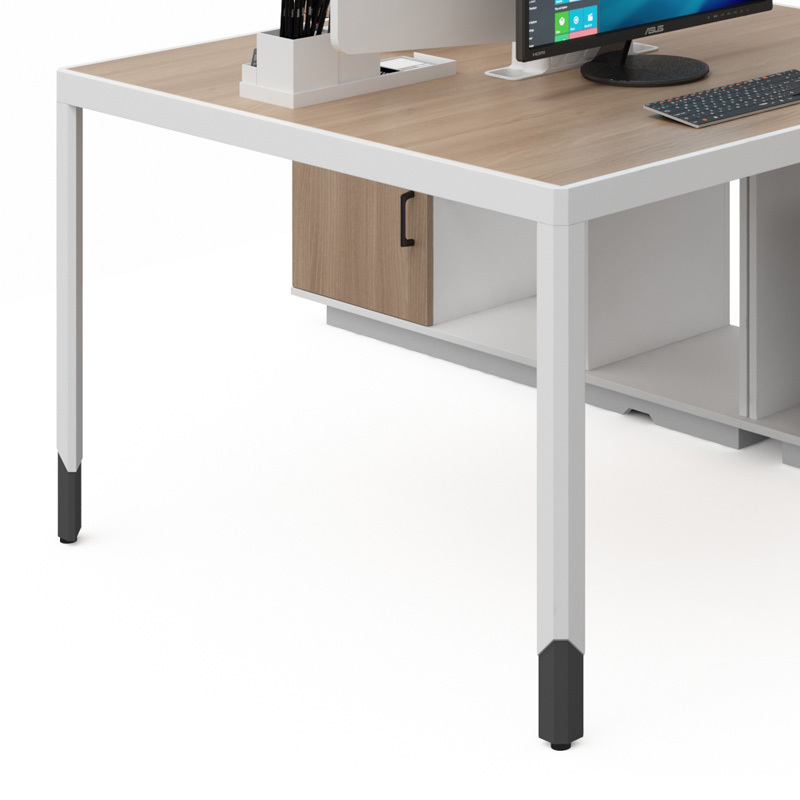 匡大办公桌 现代简约员工桌 1.4米双人位职员桌 KDT-FP688A-2