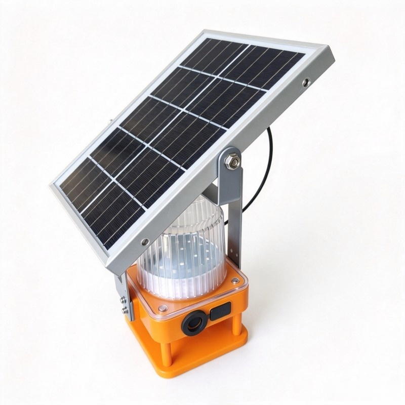 欧可度OKD-25Yc 3.7V 3W IP66 60次S LED 太阳能语音警示灯(计价单位:盏)黄色高清大图