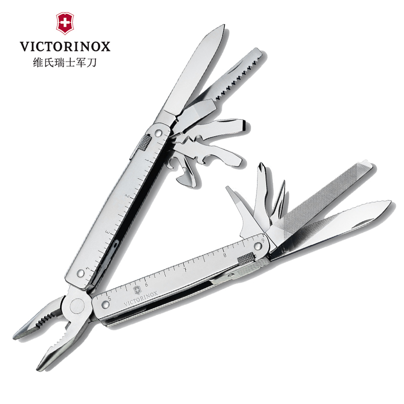 维氏(Victorinox)瑞士军刀91mm工具万用钳3.0323.L瑞士钳多功能钳子