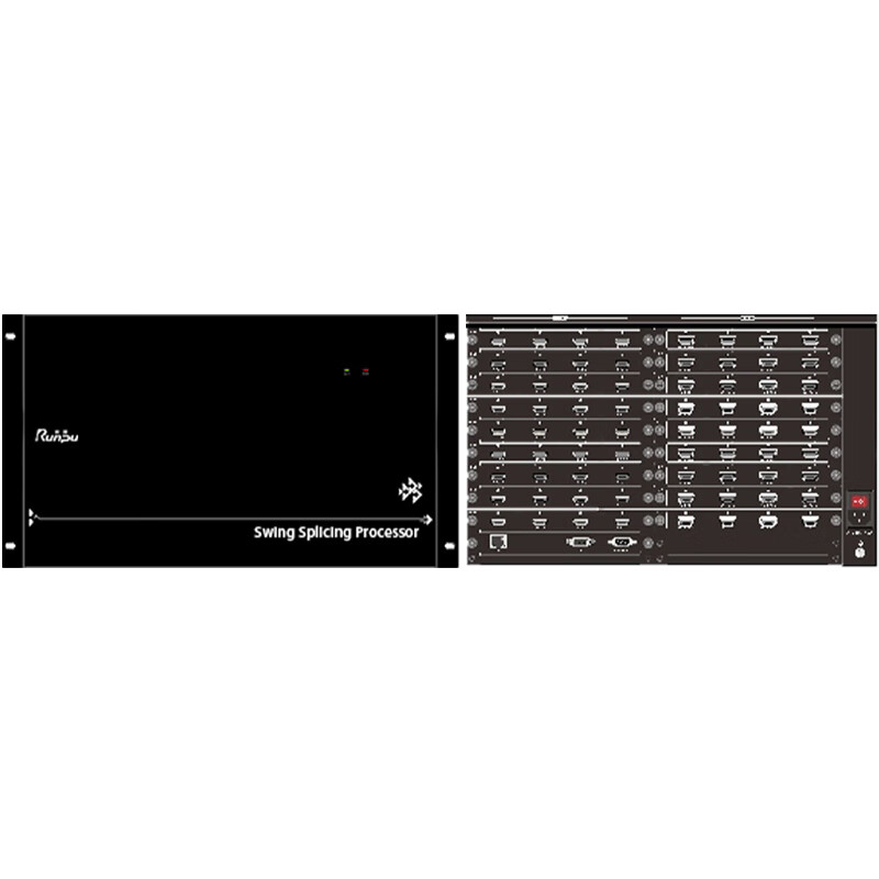 润普Runpu 国产化混合插拔式图像处理拼控32进32出拼控 多种信号格式输入 RP-GPK3232高清大图