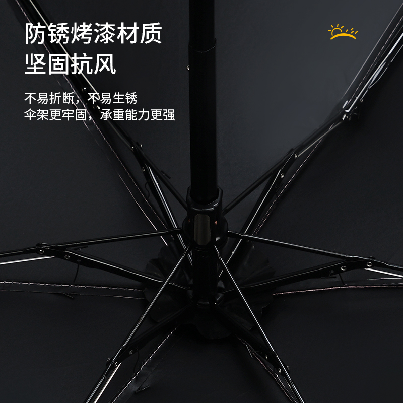 红叶(Hong Ye)太阳伞五折胶囊伞迷你口袋伞防晒防紫外线遮阳伞折叠晴雨伞女3569高清大图