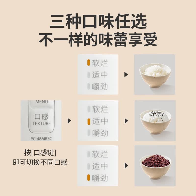 东芝 电压力锅 PC-30MRUC(W) 3L高清大图