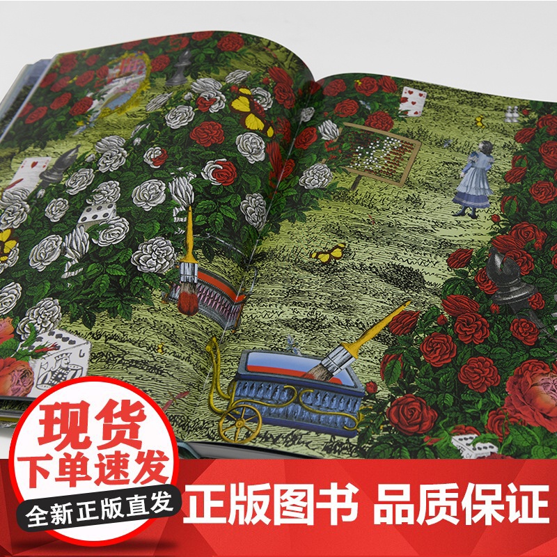 [央视网]百变爱丽丝 越奇越怪 [英]凯特·贝莉 西蒙·斯莱登 记录爱丽丝梦游仙境美术创作理论书籍YS高清大图