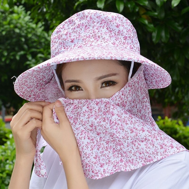 盛世尼曼帽子盛世尼曼大檐遮阳采茶帽女夏季骑车户外运动工作防紫外线防风防灰尘防晒帽帽子 价格图片品牌报价 苏宁易购威瑞女装专营店