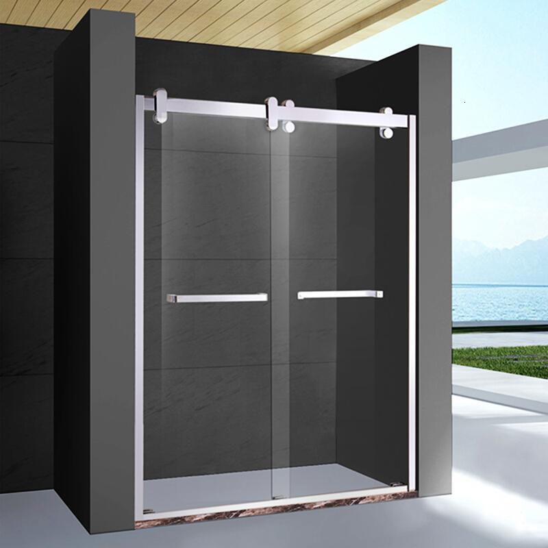 十分大气的淋浴房,采用优质的不锈钢材质精心打造而成,结实牢固,经久