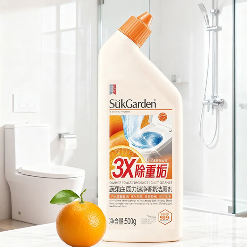 蔬果园洁厕剂500g*2瓶天然洁净橙力速净香氛SGY0865高清大图