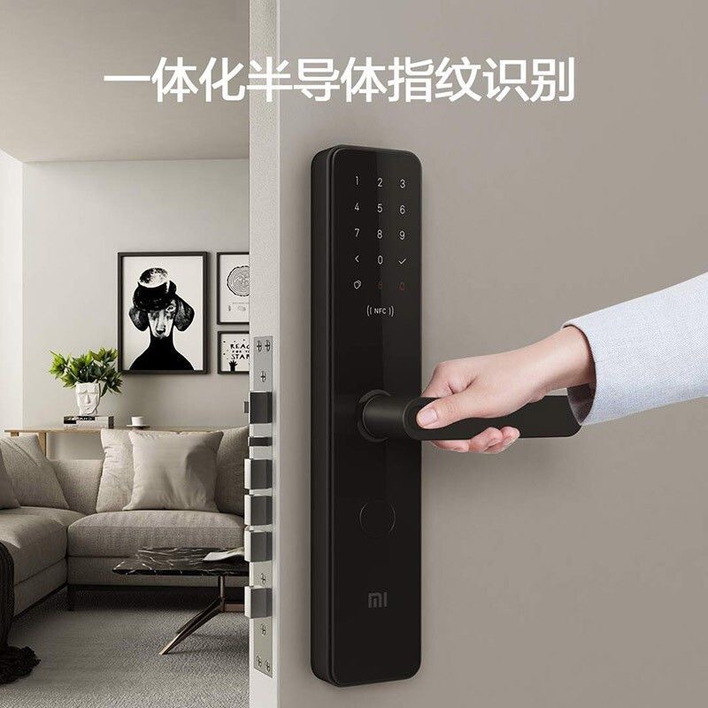 小米/mi 小米只能门锁 标准锁体 一体化3D半导体指纹识别 一台高清大图