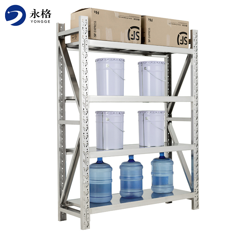 永格不锈钢置物架厨房客厅家用落地微波炉架储物架架子柜收纳杂物架货架