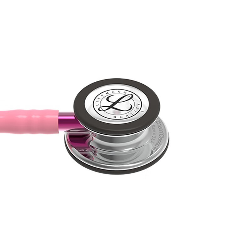 3M听诊器Littmann通用双面型第三代听诊器双头双膜片变频成人儿童学生听诊器医生专用5962珍珠粉/镜面版