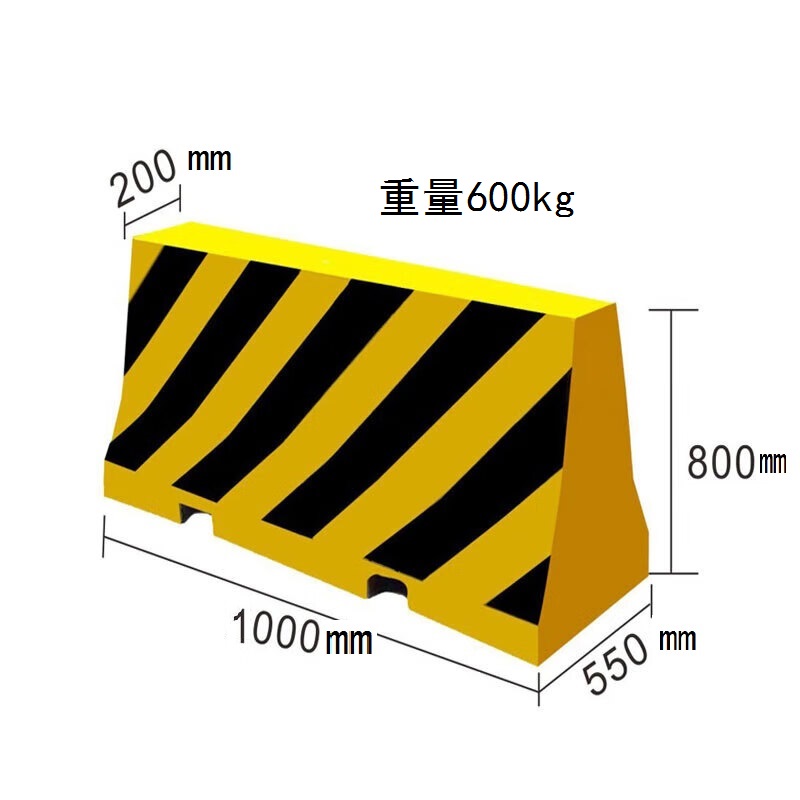 泰航建 水泥隔离墩 1000*800mm 个高清大图