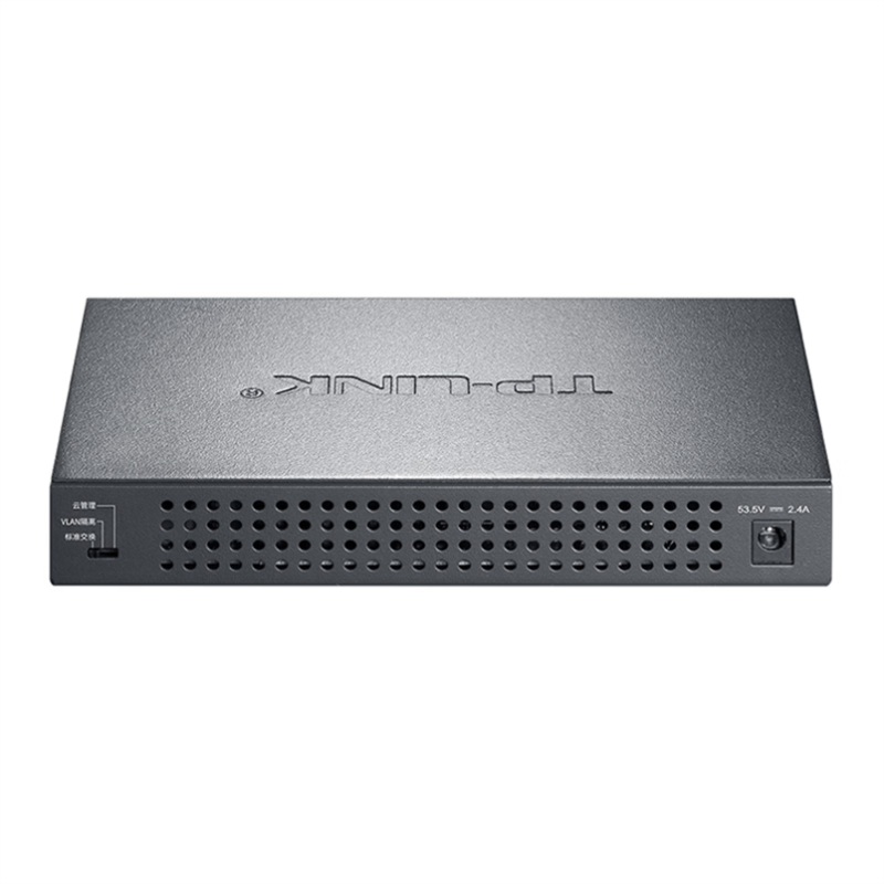 普联 TP-LINK 全千兆云管理PoE交换机 支持手机远程 1个千兆SFP光口 8口POE供电 TL-SG2210P