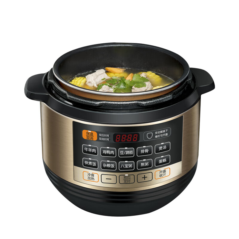九阳 电压力锅 Y50C-B353 棕色高清大图