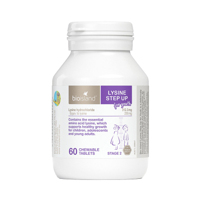 Bio Island 佰澳朗德 青少年 赖氨酸 黄金助长素 60粒 2段