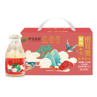 伊佳尚品 鲜炖红枣枸杞银耳羹 1320g（220g*6瓶）/盒