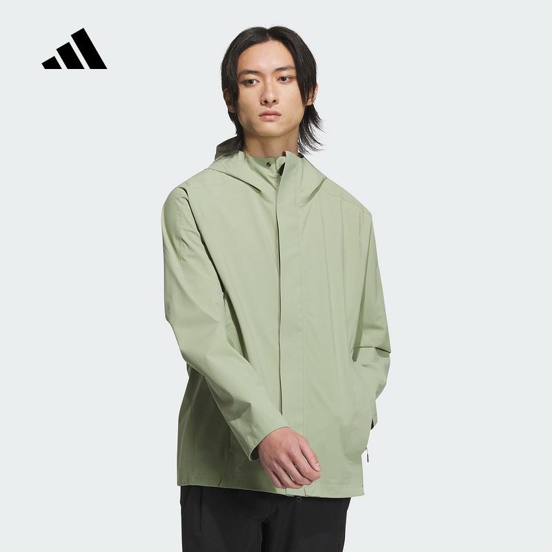 阿迪达斯(adidas)2024男舒适户外休闲百搭运动夹克JI8697
