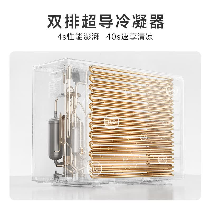 华凌空调 省电神机2匹一级能效 双排铜管变频挂机KFR-50GW/N8HA1Ⅲ高清大图
