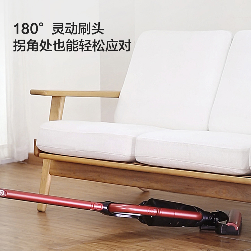 东芝(TOSHIBA) 吸尘器VC-WL100AC（R）无线手持家用强力大功率车用小型吸尘器 卧式除尘静音多功能
