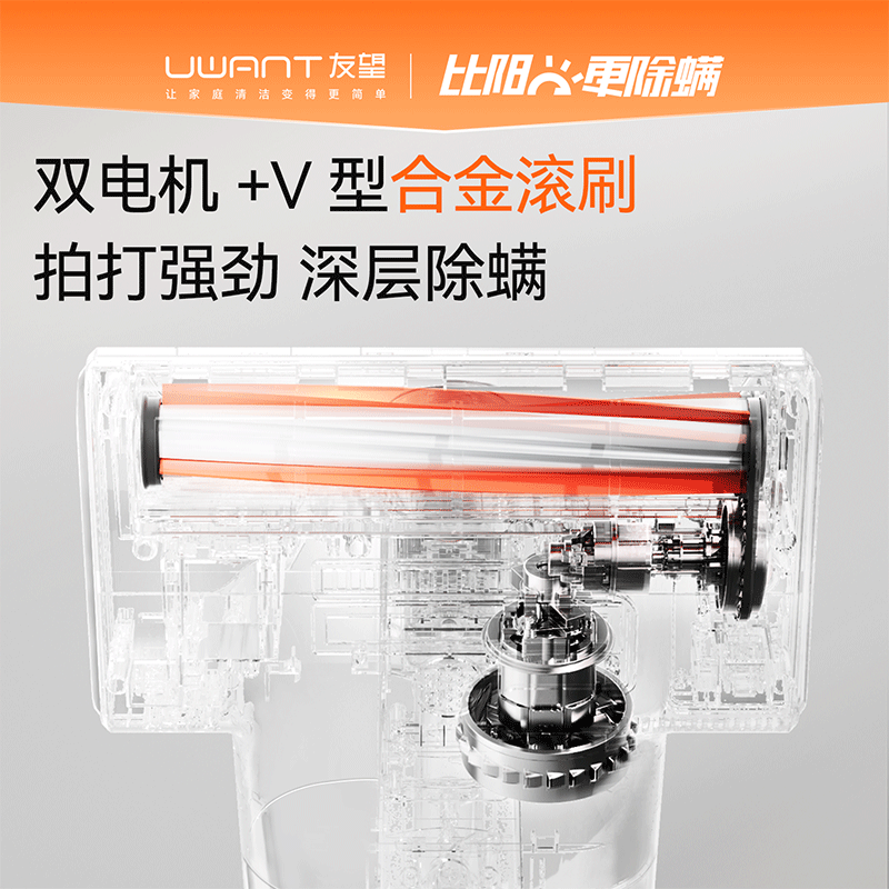UWANT 友望除螨仪 M400U 鼻炎患者梅雨季防缠绕杀菌除螨仪高清大图