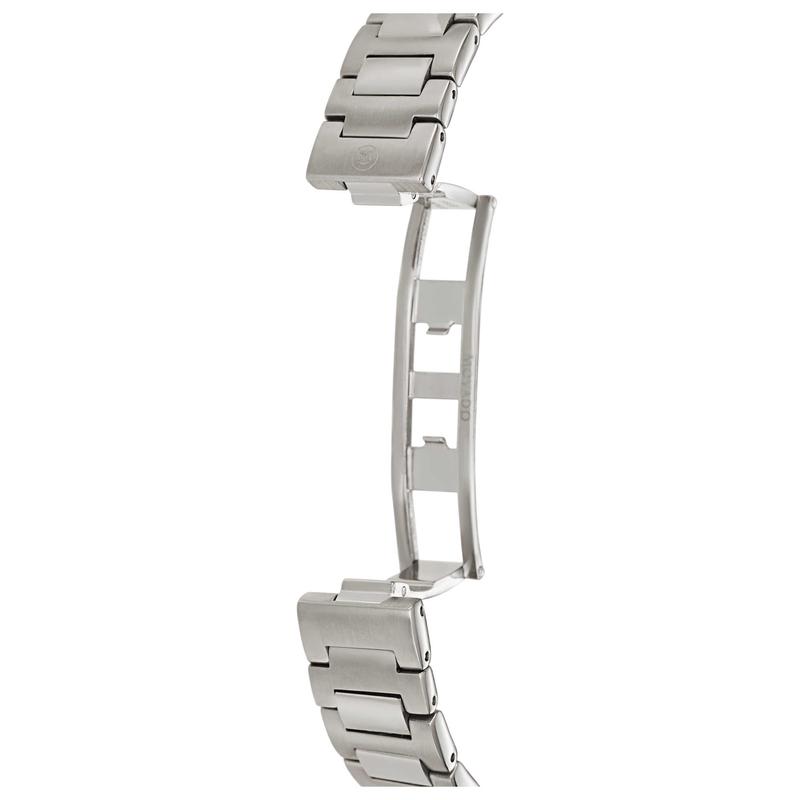 Movado摩凡陀手表女两针显示石英圆形表盘黑色表盘不锈钢表带高清大图