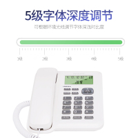 飞利浦(PHILIPS)电话机座机 固定电话 办公家用 免电池设计 来电显示 CORD281A (白色)