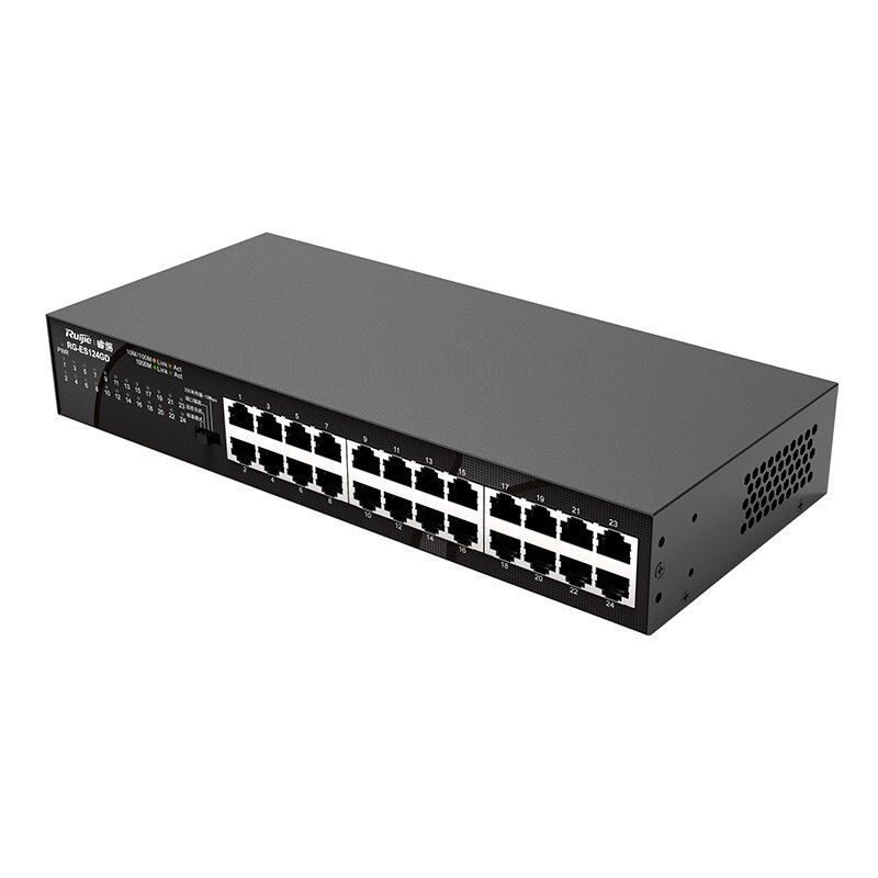 锐捷RG-ES124非网管型机架式交换机