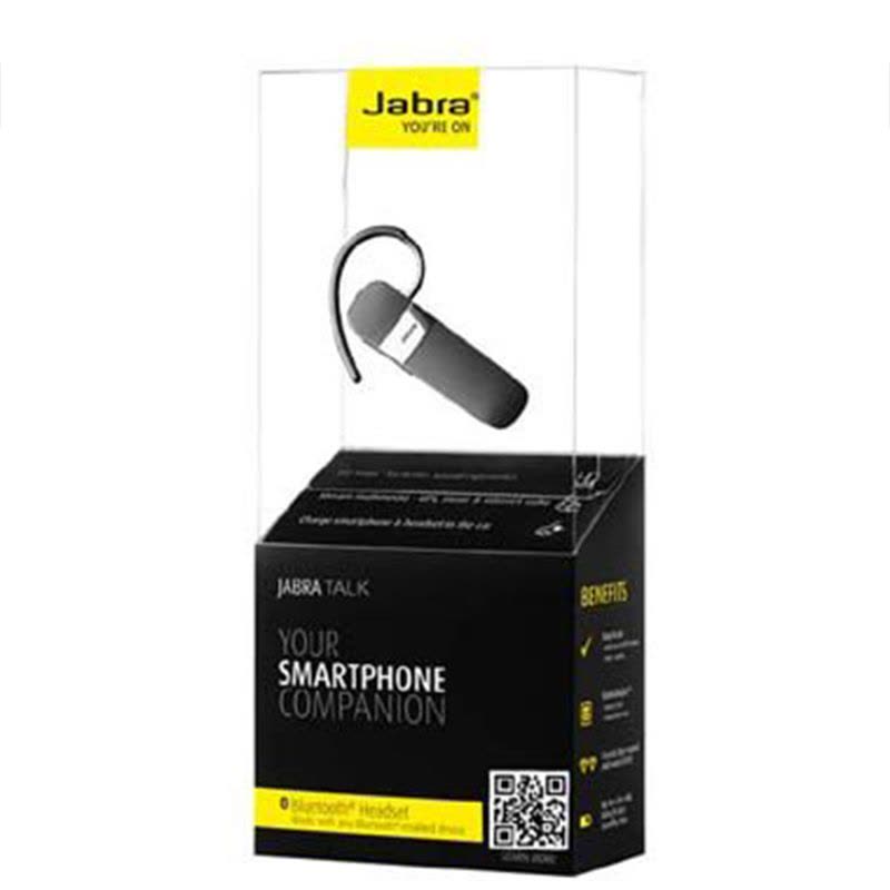 Jabra/捷波朗 TALK 鹂音中文语音 高清HD音质 支持音乐播放 无线蓝牙耳机手机通用挂耳式耳塞式开车载耳机图片