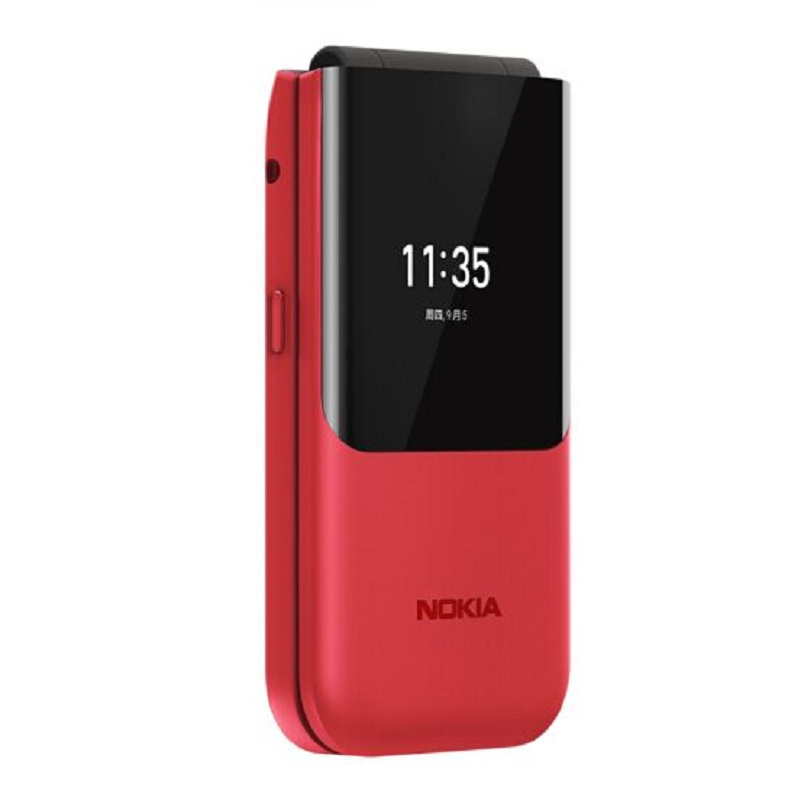 诺基亚(NOKIA)2720 红色 双卡双待 经典复刻 翻盖手机 4G热点备用功能机 移动联通电信三网4G老人机