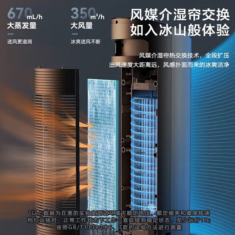 美的智能直流变频落地扇自动定时睡眠风自然风循环风家用静音送风舒适享受电风扇 AAF10MRB高清大图