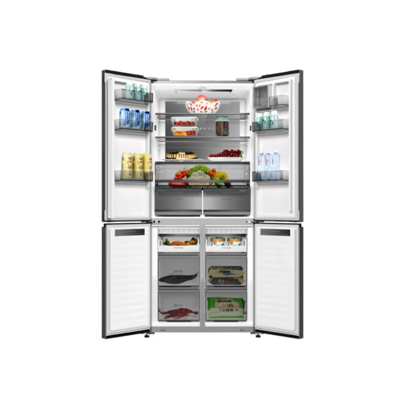美菱(MELNG) BCD-507WP9BTZX 十字对开门 507升 1级能效 钢化玻璃面板 双循环净味变频冰箱高清大图