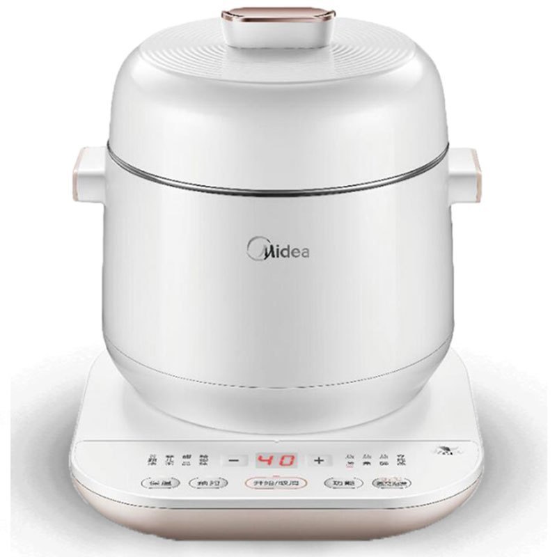 美的(Midea)电炖盅MD-WBZS0801F 白瓷内胆 0.8L多功能隔水电炖锅MD-WBZS0801F
