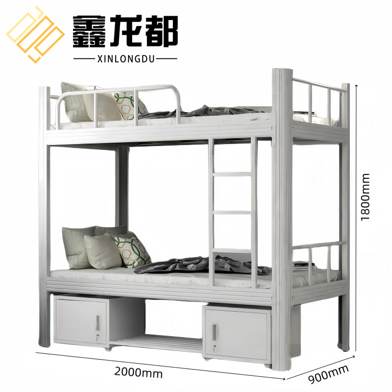 鑫龙都宿舍床钢制高清大图