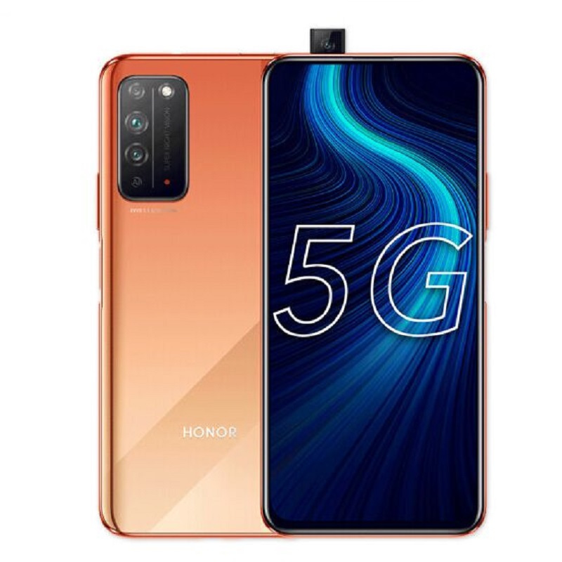 华为荣耀honor荣耀x106gb64gb燃力橙麒麟820双模九频5g90hz全速屏4000
