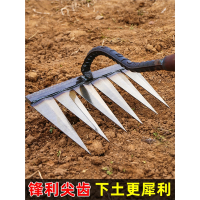 法耐除草六齿钉耙子锄草抓搂草锄头翻地松土铁耙农具农用工具大全
