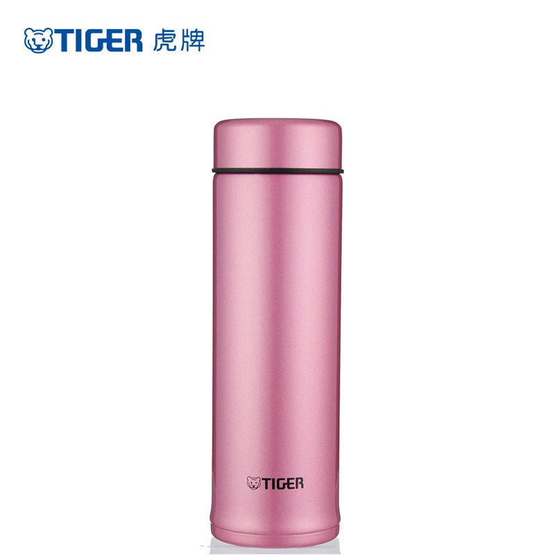 虎牌(tiger)[304不锈钢 ] 304不锈钢男女便携保温杯 MMP-A30C 300ml 亮炫粉PH高清大图